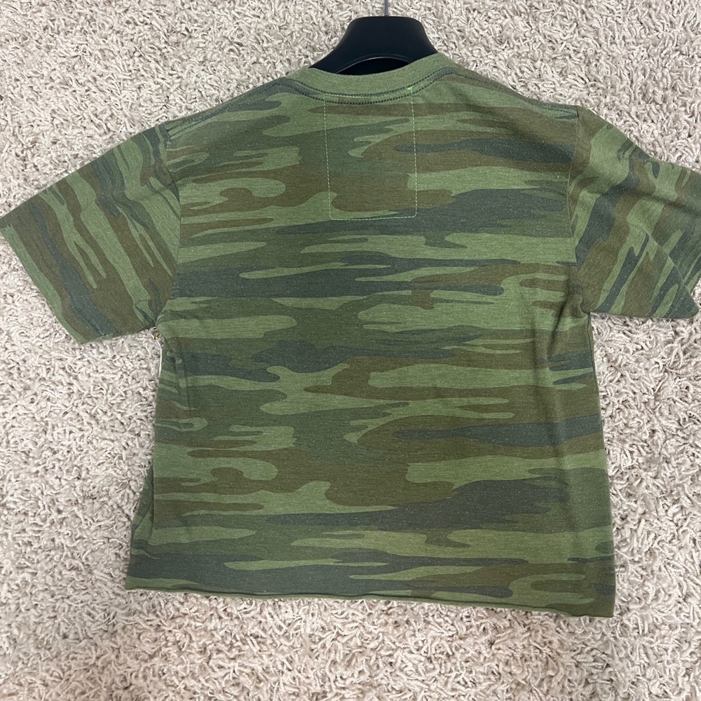 Aviator Nation Camo Tee with Yellow Smiley - Picture 2 of 5